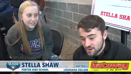 Stella shaw of Porter - Signing day.mp4
