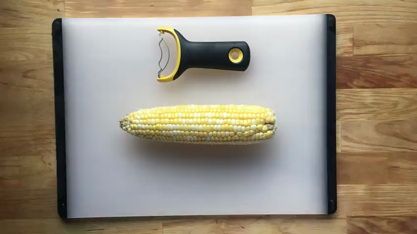 OXO's Corn Prep Peeler Strips Fresh Corn off the Cob with Ease