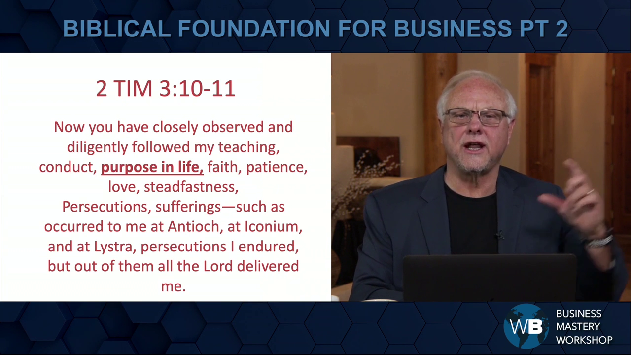 Biblical Foundations for Business