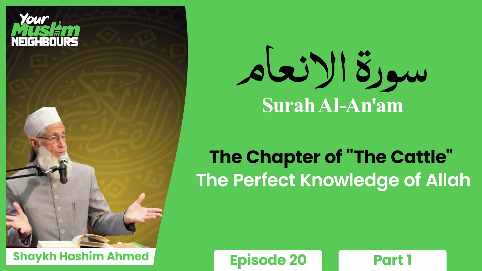 The Perfect Knowledge of Allah | Surah Al-An'am (The Chapter of "The Cattle")