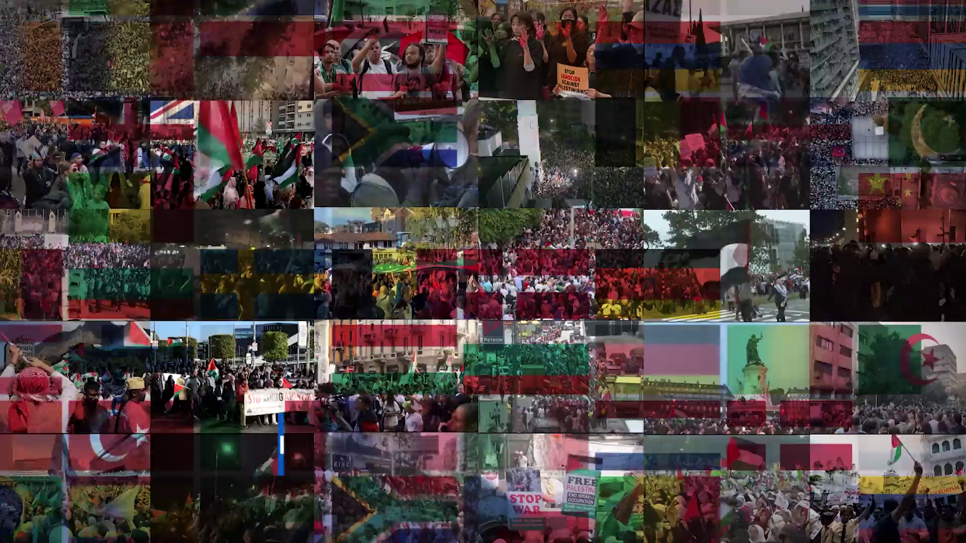 Worldwide Protests in Solidarity with Palestinians