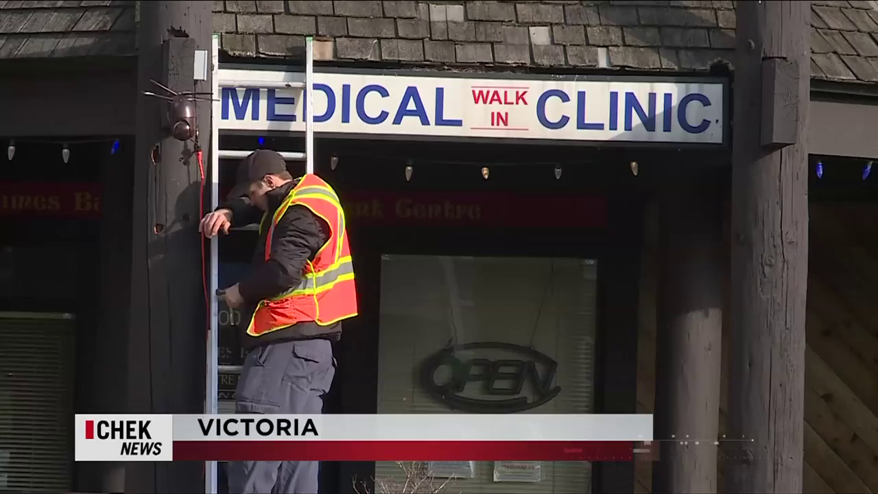 Another walk-in clinic in Greater Victoria announces it's closing its doors  