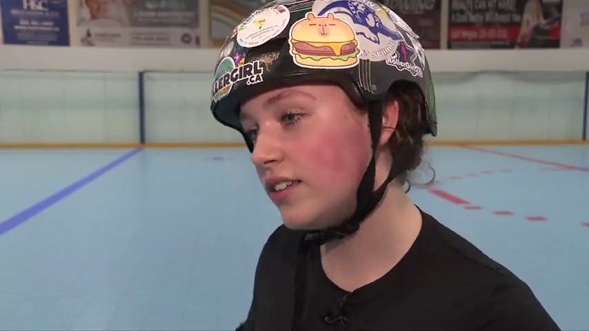 In it to win it! a 16-year-old Colwood girl has set her sights on national roller derby glory
