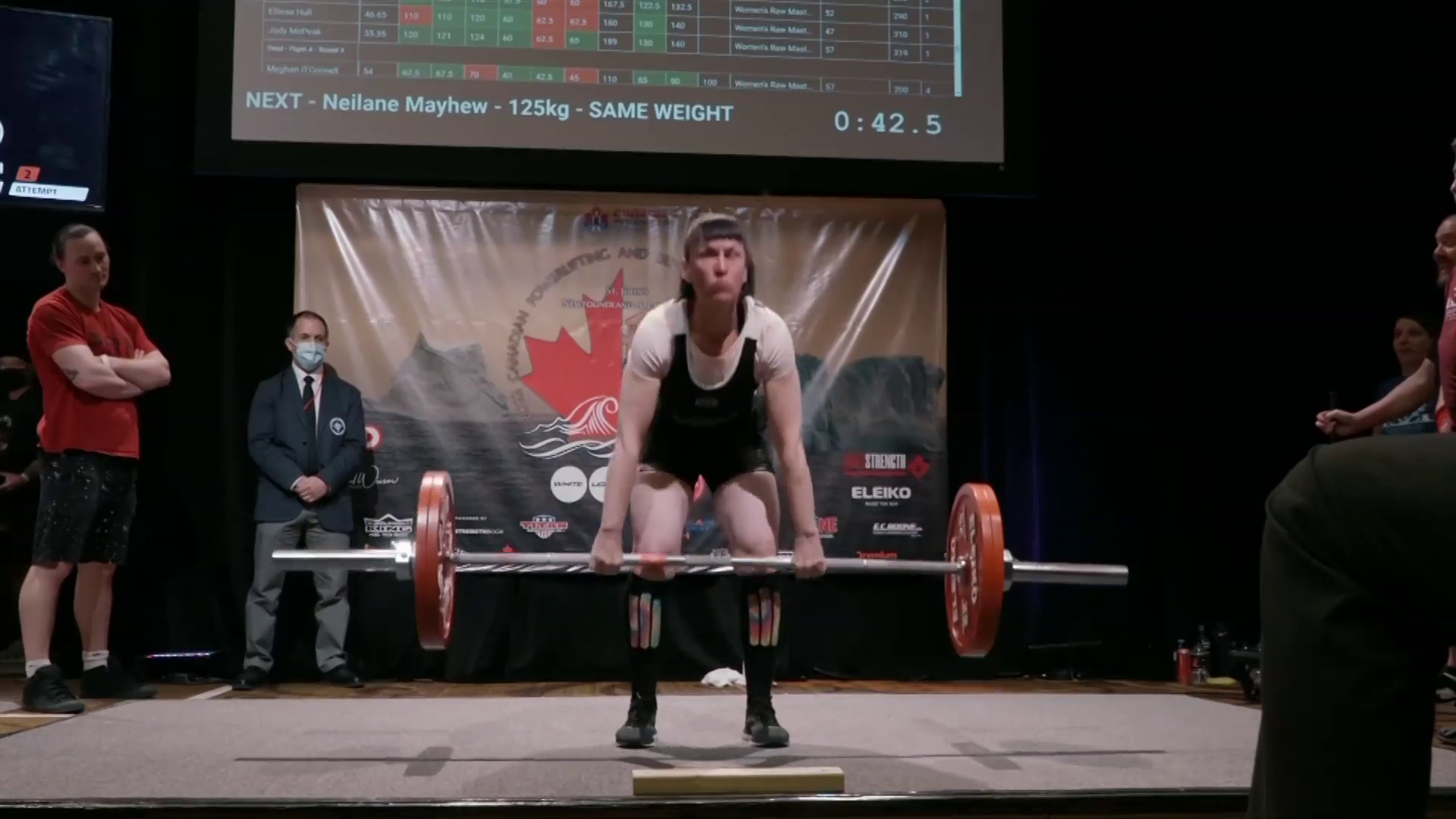53-year-old training for next month's Masters World Power-Lifting Championships in Mongolia