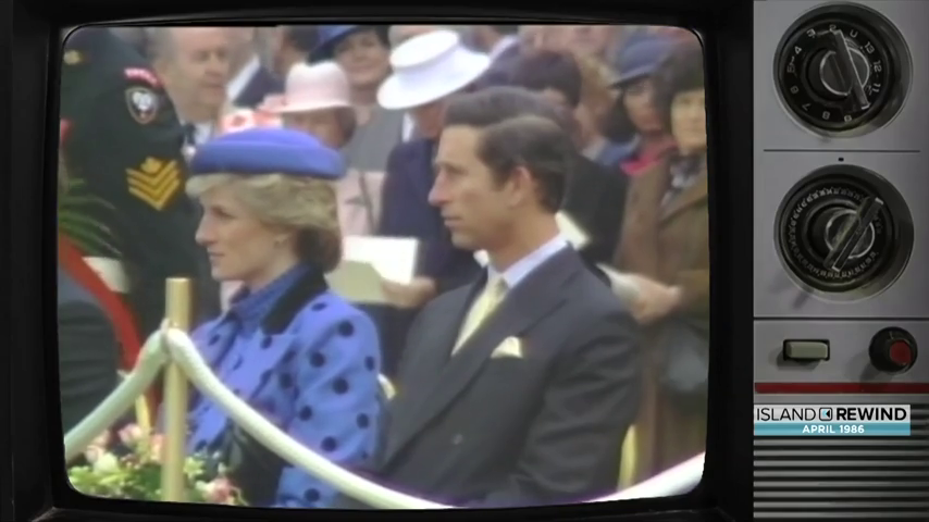 Island Rewind: 1986 royals visit