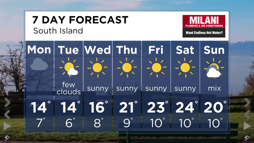 Vancouver Island weather for May 6, 2024
